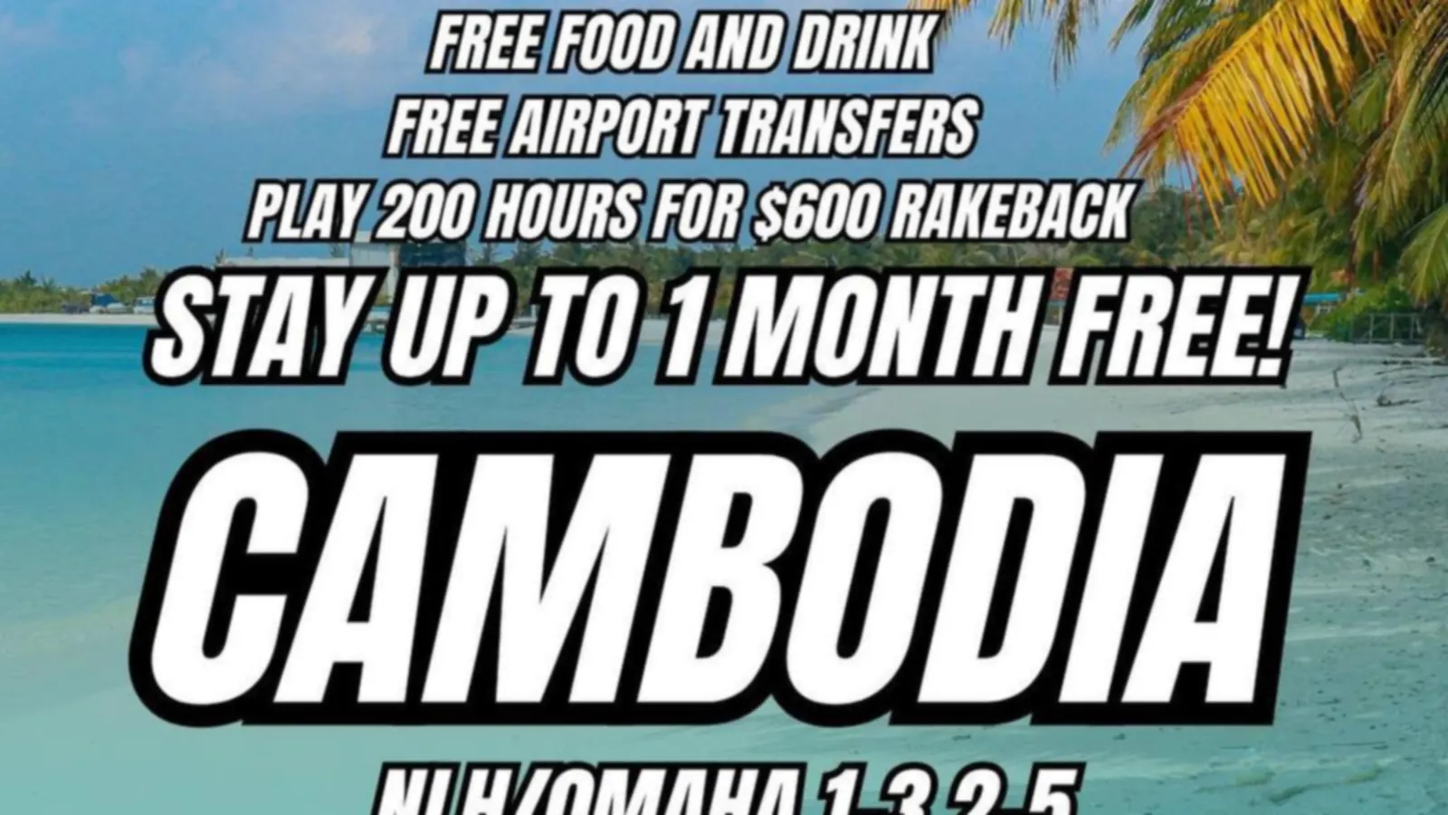 Cambodia poker destination
